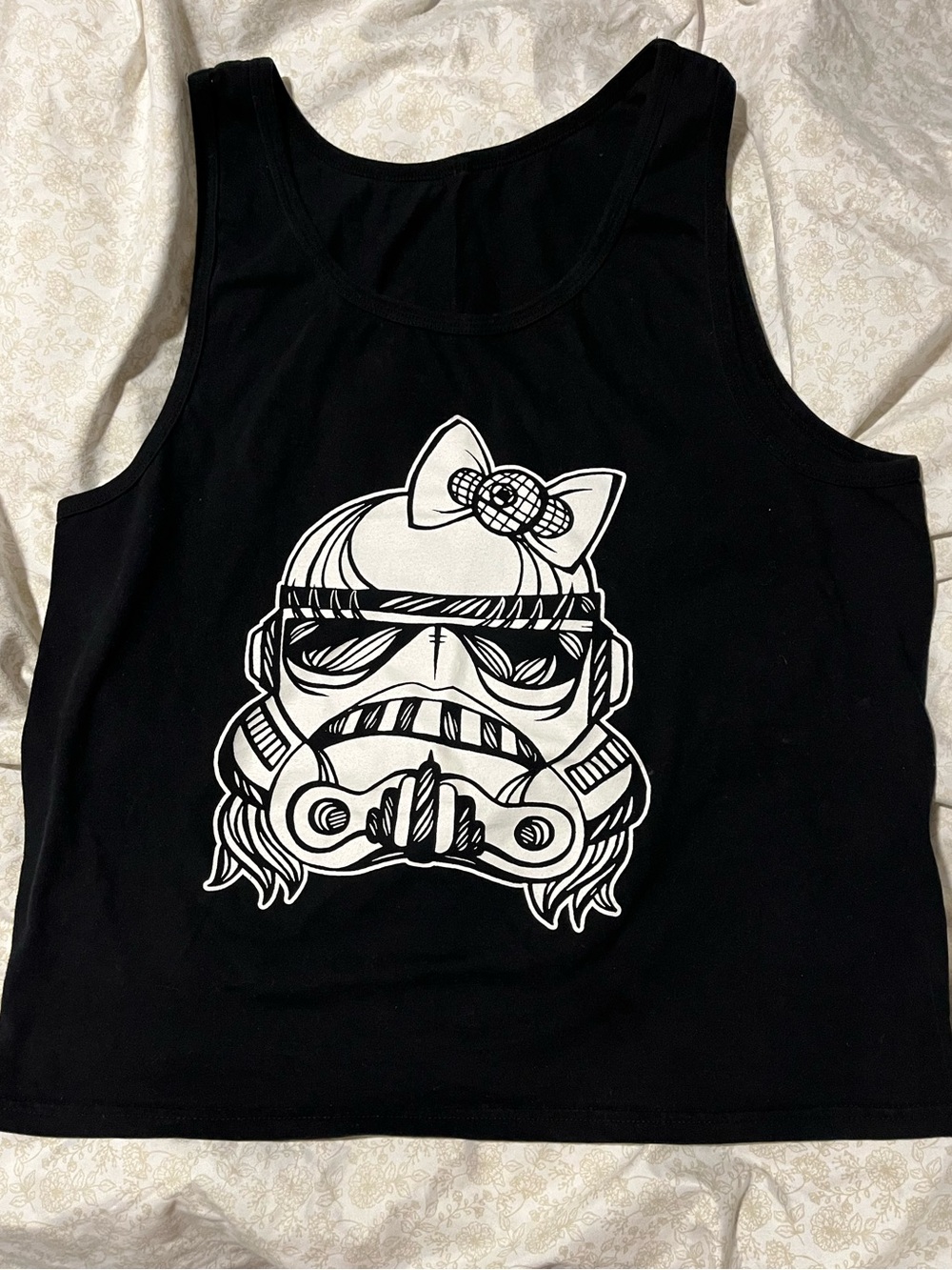 SAVE THE PANDUHS GIRL STORMTROOPER TANK TOP